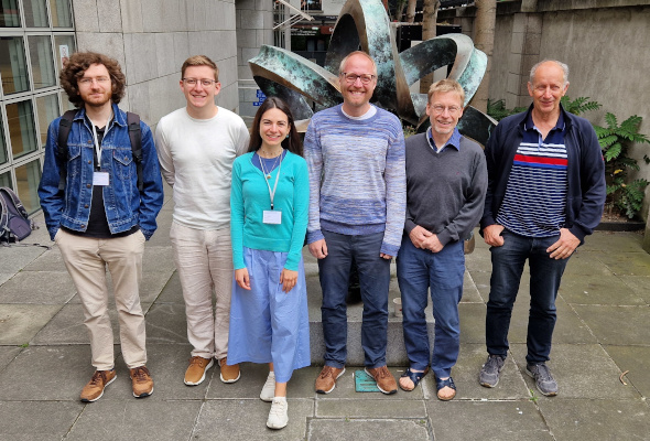 Picture with PhD students